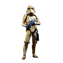 Figurina Hot Toys MMS364 - Star Wars - Stormtrooper Gold Chrome Version