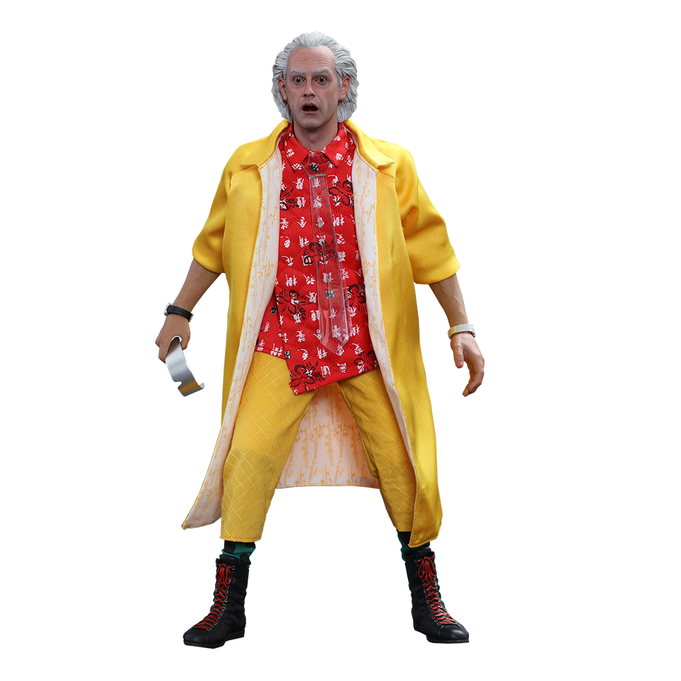 Hot Toys Figure Mms380 - Back To The Future 2 - Docteur Emmett Deluxe Version Brown