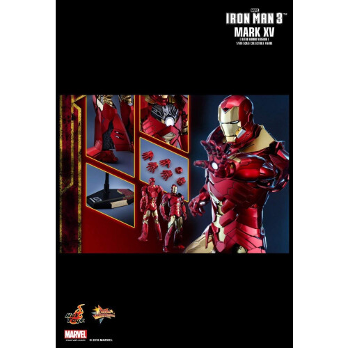 Hot Toys Figur Hot Toys MMS396 - Marvel Comics - Iron Man 3 - Sneaky Mark 15 Retro Armor Version 1