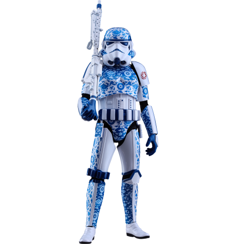 Hot Toys Figur Hot Toys MMS401 - Star Wars - Stormtrooper Porcelain Pattern Version