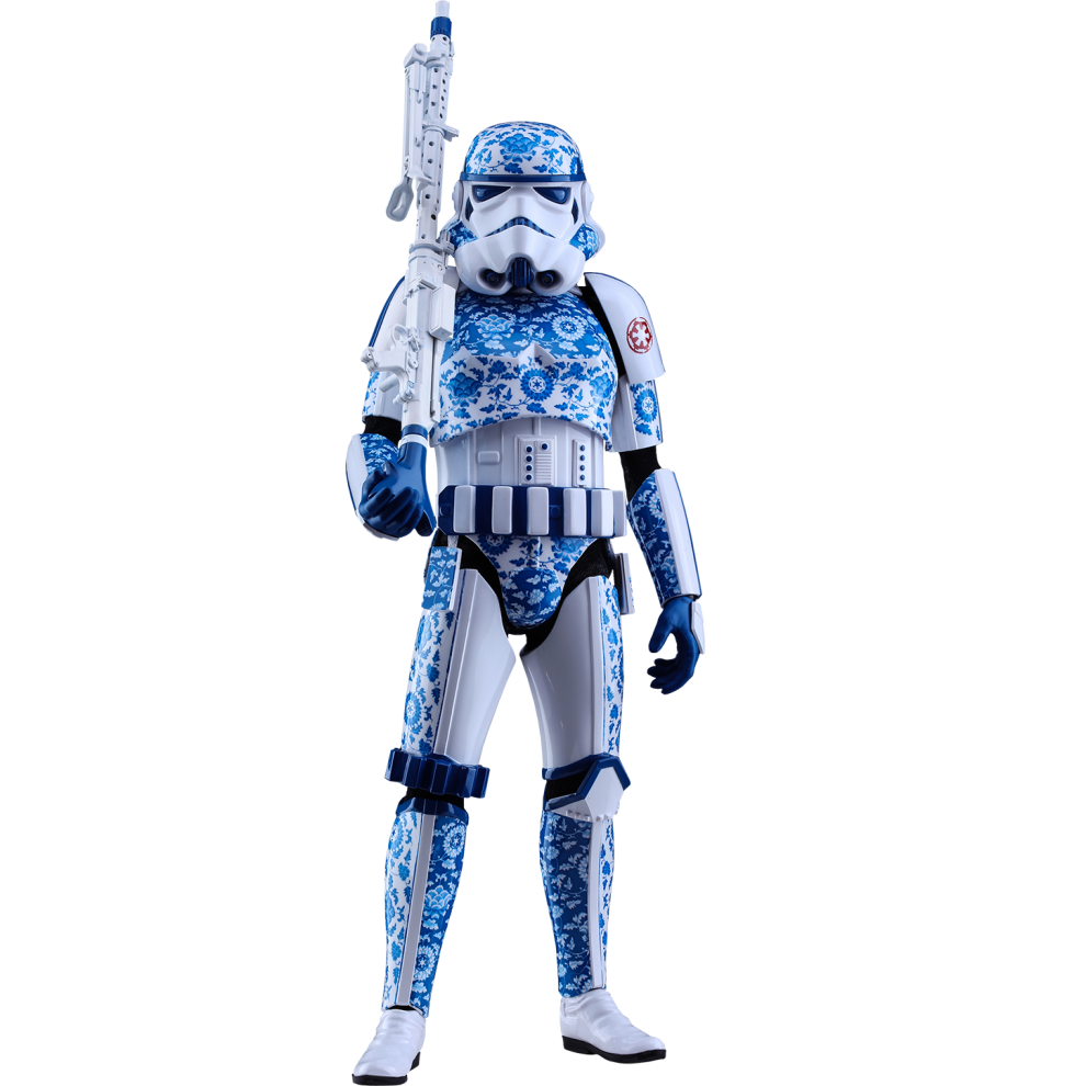 Hot Toys Figure Mms401 - Star Wars - Stormtrooper Porcelain Pattern Version