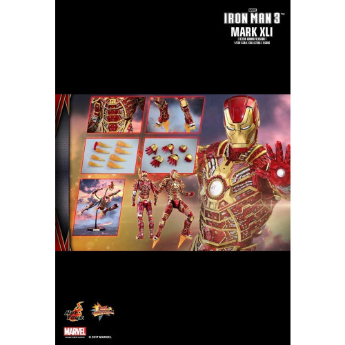 Hot Toys Figur Hot Toys MMS412 - Marvel Comics - Iron Man 3 - Bones Mark 41 Retro Armor Version 1