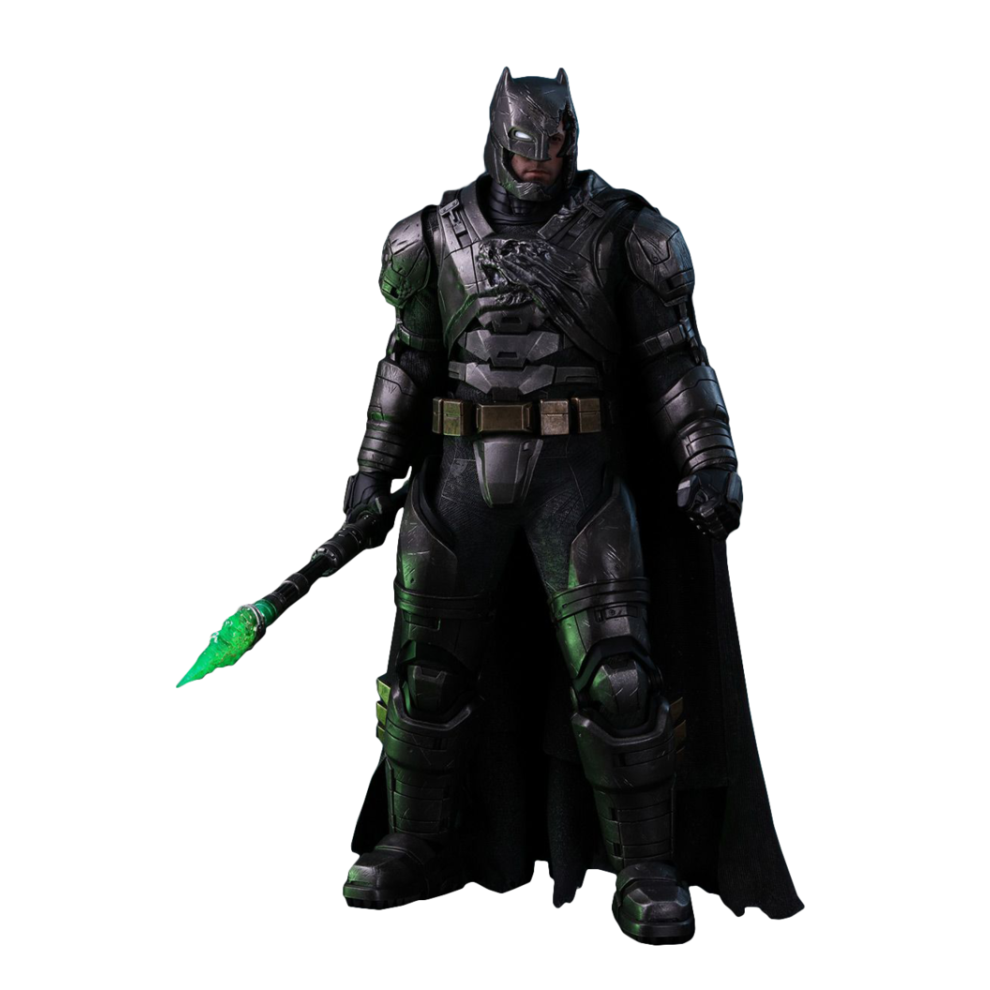 Hot Toys Figure Mms417 - Dc Comics - Batman Vs Superman : Dawn Of Justice - Armored Batman Battle Damaged Version