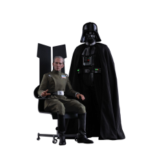 Figurina Hot Toys MMS434 - Star Wars 4 : A New Hope - Grand Moff Tarkin & Darth Vader