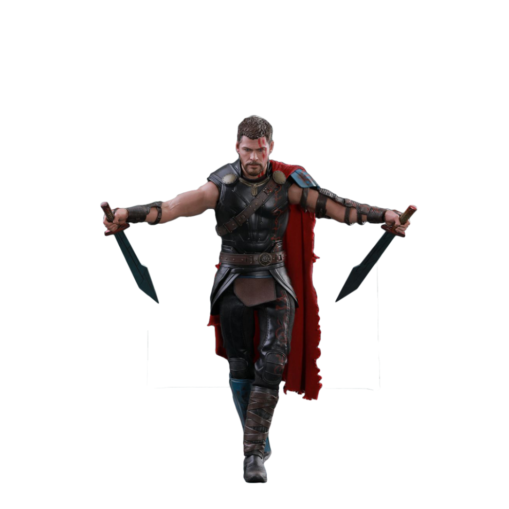 Hot Toys Figure Mms444 - Marvel Comics - Thor 3 : Ragnarok - Gladiator Thor Standard Version