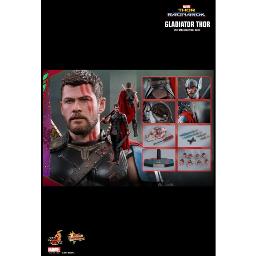 Hot Toys Figure Hot Toys MMS444 - Marvel Comics - Thor 3 : Ragnarok - Gladiator Thor Standard Version 1