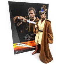 Offizielle Hot Toys MMS478 Star Wars III: Die Rache der Sith – Obi-Wan Kenobi Deluxe, 1/6, ca. 30 cm