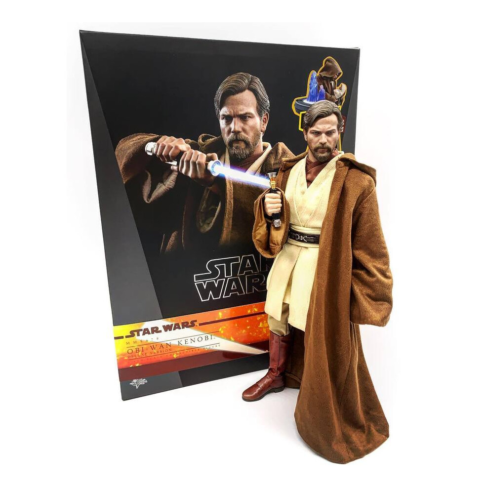 Hot Toys Figure Mms478 - Star Wars 3 : The Revenge Of The Sith - Obi-Wan Kenobi Deluxe
