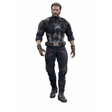 Figurine Hot Toys MMS480 - Marvel Comics - Avengers 3 : Infinity War - Captain America Movie Promo Edition Standard Version