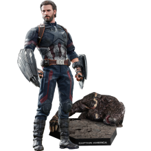 Figurka Hot Toys MMS481 - Marvel Comics - Avengers 3 : Infinity War - Captain America Movie Promo Edition Deluxe Version