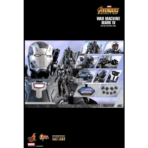 Hot Toys Figur Hot Toys MMS499D26 - Marvel Comics - Avengers : Infinity War - War Machine Mark 4 Standard Version 1