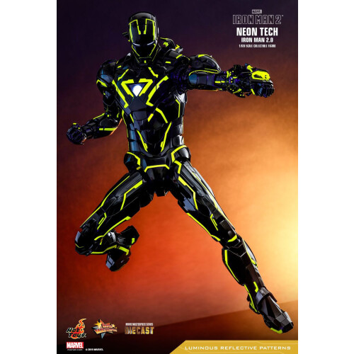 Hot Toys Figur Hot Toys MMS523D29 - Marvel Comics - Iron Man 2 - Neon Tech Iron Man 2.0 2