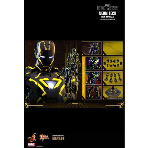 Hot Toys Figur Hot Toys MMS523D29 - Marvel Comics - Iron Man 2 - Neon Tech Iron Man 2.0 1