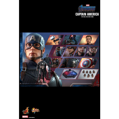 Hot Toys Figur Hot Toys MMS536 - Marvel Comics - Avengers : Endgame - Captain America 1