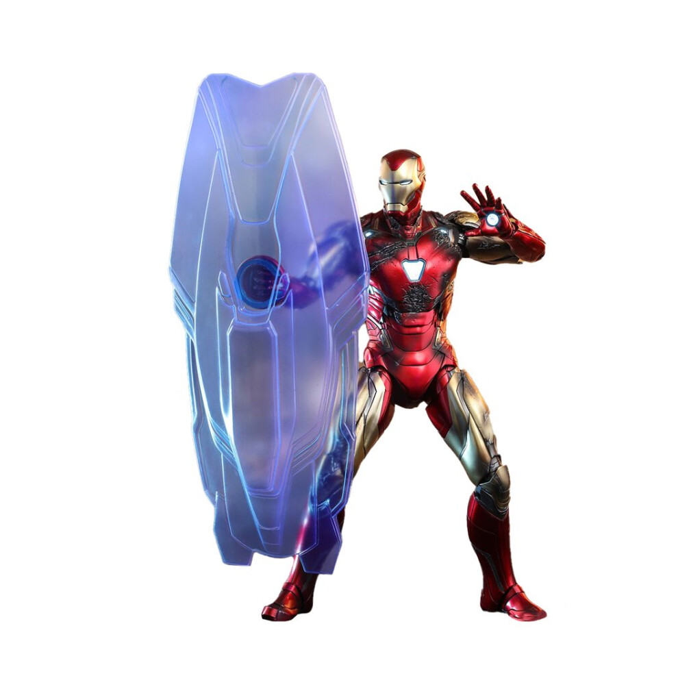Hot Toys Figure Mms543d38 -Marvel Comics - Avengers : Endgame - Iron Man Mark Lxxxxv Battle Damaged Version