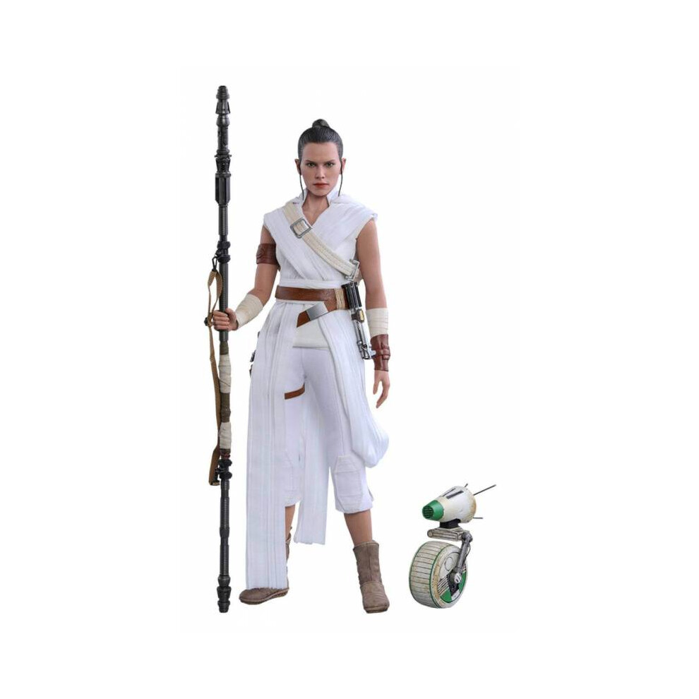 Hot Toys Figure Mms559 - Star Wars : The Rise Of Skywalker - Rey And D-0