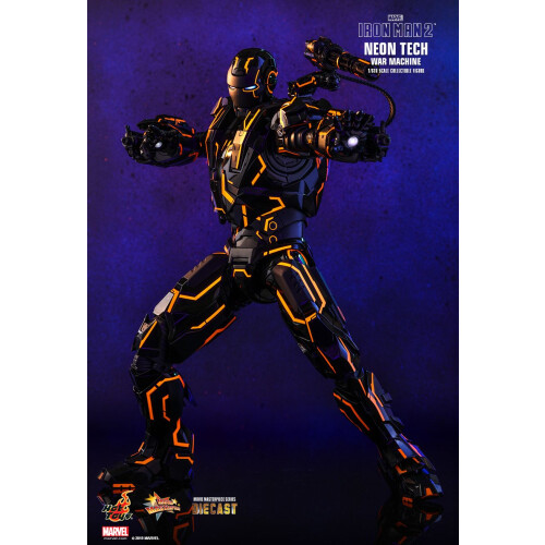 Hot Toys Figur Hot Toys MMS553D35 - Marvel Comics - Iron Man 2 - Neon Tech War Machine 2