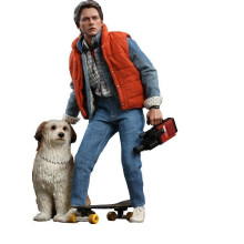 Figurine Hot Toys MMS573 -  Back To The Future - Marty Mcfly & Einstein