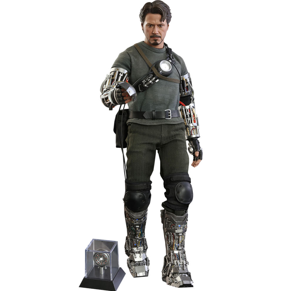 Hot Toys Figure Mms581 - Marvel Comics - Iron Man - Tony Stark Mech Test Deluxe Version