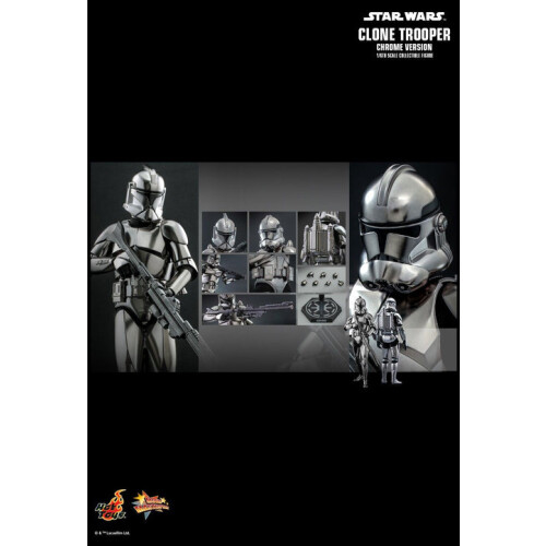 Hot Toys Figur Hot Toys MMS643 - Star Wars - Clone Trooper Chrome Version 1
