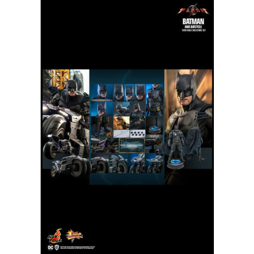Hot Toys ειδώλιο Hot Toys MMS705 - DC Comics - The Flash - Batman & Batcycle 1