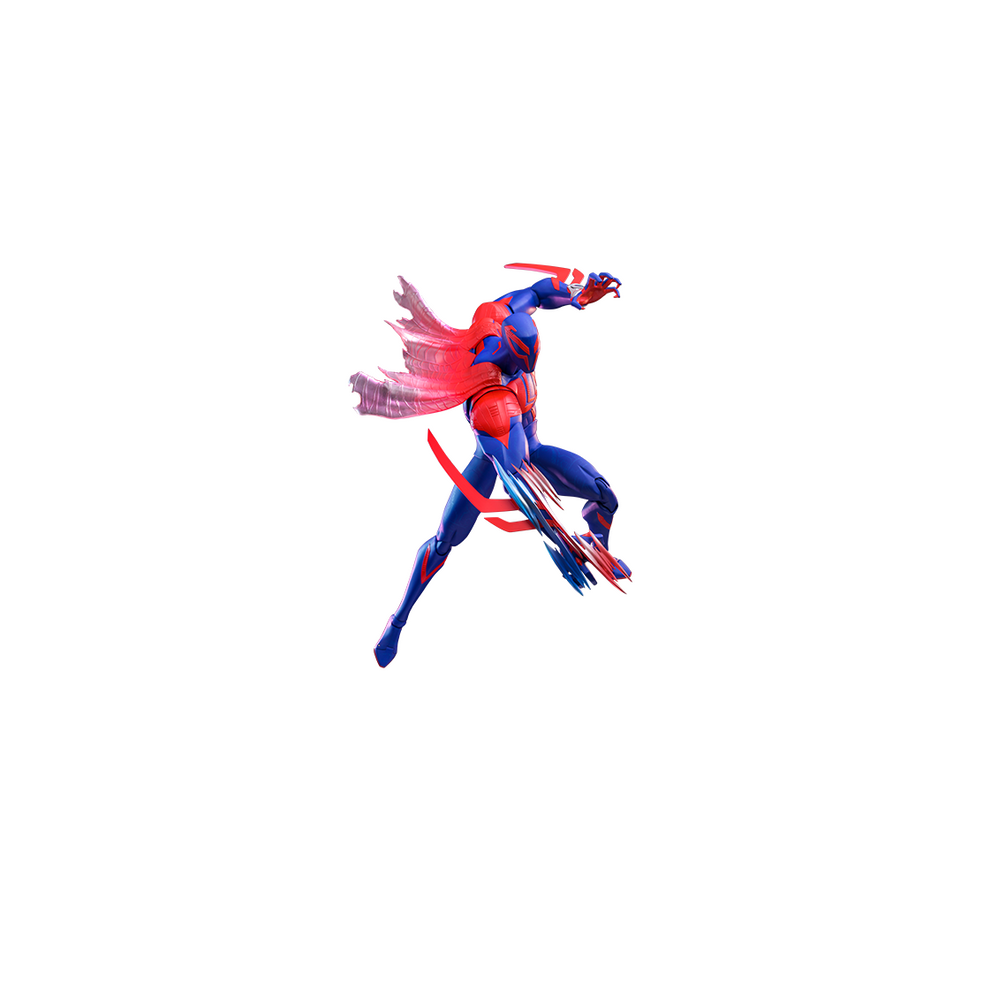 Hot Toys Figure Mms711 - Marvel Comics - Spider Man : Across The Spider Verse - Spider Man 2099