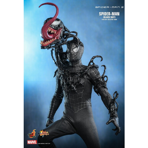 Hot Toys ειδώλιο Hot Toys MMS727 - Marvel Comics - Spider Man 3 - Spider Man Black Suit Standard Version 2