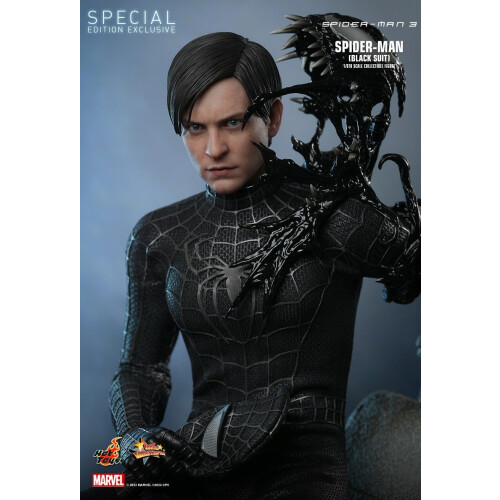 Hot Toys ειδώλιο Hot Toys MMS727B - Marvel Comics - Spider Man 3 - Spider Man Black Suit Deluxe Version 2