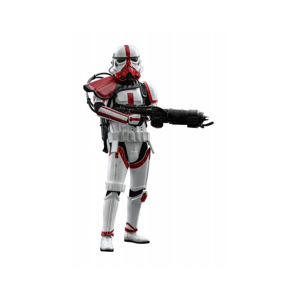 Hot Toys Figure Tms012 - Star Wars - The Mandalorian - Incinerator Stormtrooper