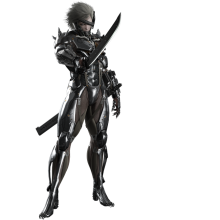 Figuur Hot Toys VGM17 - Metal Gear Rising : Revengeance - Raiden Deluxe Version