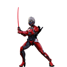 Figurine Hot Toys VGM19 - Metal Gear Rising : Revengeance - Raiden Inferno Armor Version