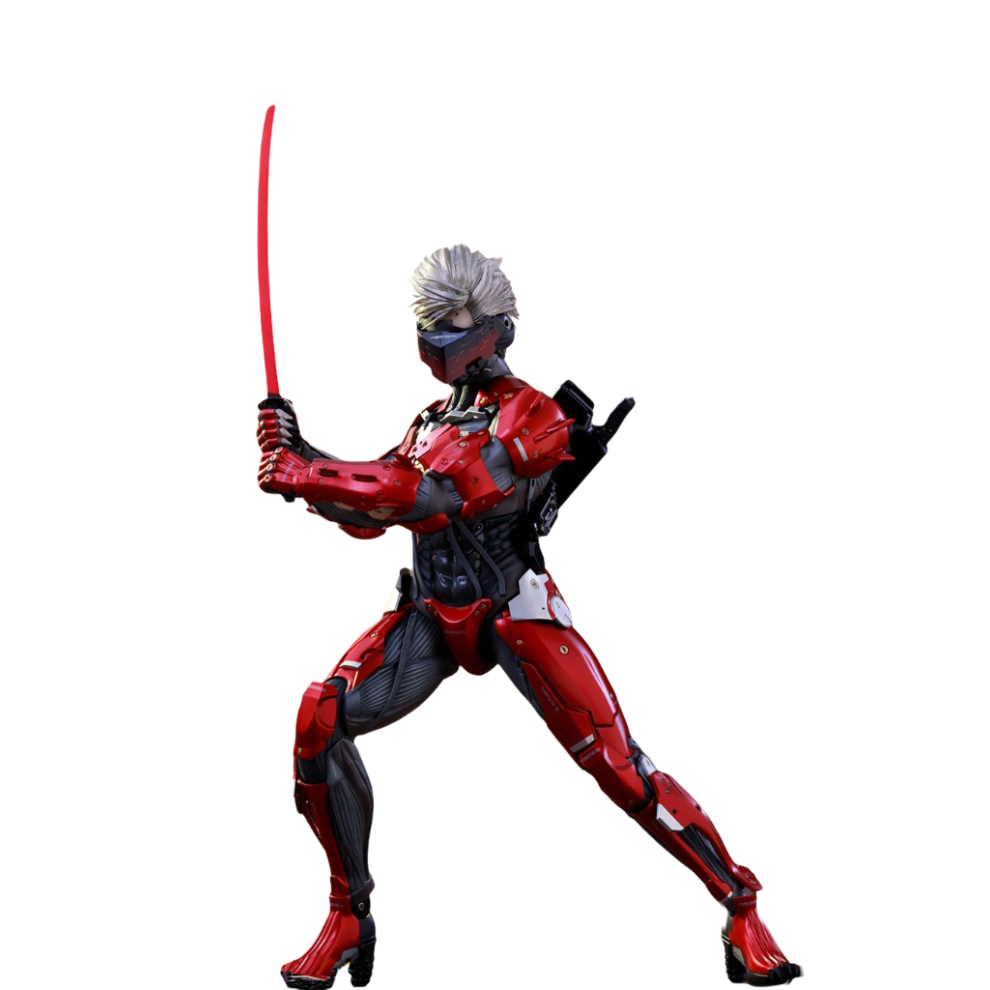 Hot Toys Figure Vgm19 - Metal Gear Rising : Revengeance - Raiden Inferno Armor Version