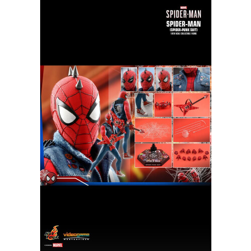 Hot Toys ειδώλιο Hot Toys VGM32 - Marvel Comics - Marvel's Spider-Man - Spider-Man Spider-Punk Suit Version 1