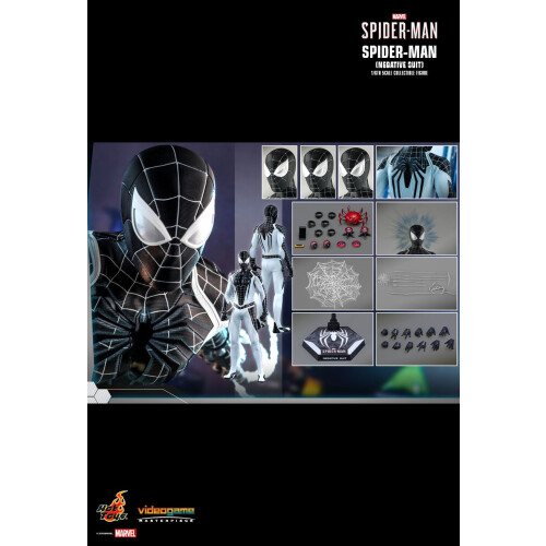Hot Toys ειδώλιο Hot Toys VGM36 - Marvel Comics - Marvel's Spider-Man - Spider-Man Negative Suit 1