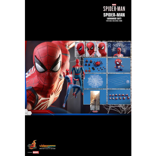 Hot Toys ειδώλιο Hot Toys VGM31 - Marvel Comics - Marvel's Spider-Man - Spider-Man Advanced Suit Version 1