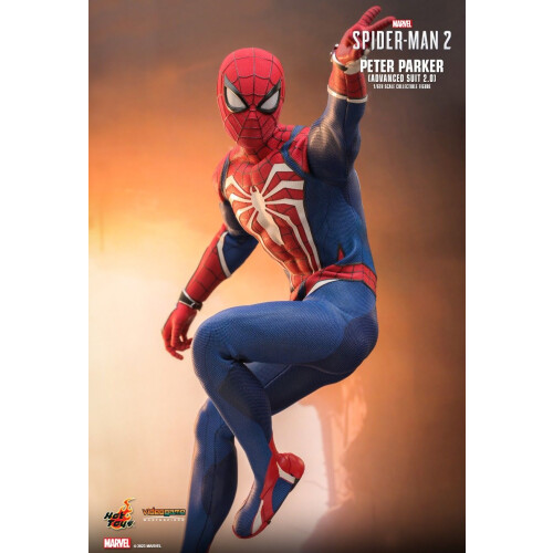 Hot Toys ειδώλιο Hot Toys VGM54 - Marvel's Spider Man 2 - Peter Parker Advanced Suit 2.0 2
