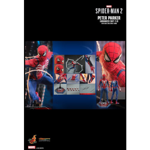 Hot Toys ειδώλιο Hot Toys VGM54 - Marvel's Spider Man 2 - Peter Parker Advanced Suit 2.0 1