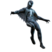 Figur Hot Toys VGM56 - Marvel's Spider Man 2 - Peter Parker Black Suit Standard Version