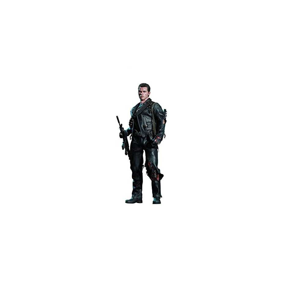 Hot Toys Figure Dx13 - Terminator 2 : Judgment Day - T800 Battle Damaged Version Standard Version