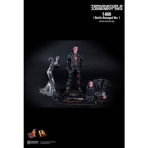 Hot Toys ειδώλιο Hot Toys DX13 - Terminator 2 : Judgment Day - T800 Battle Damaged Version Standard Version 1