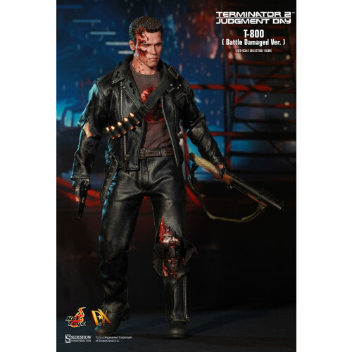 Hot Toys ειδώλιο Hot Toys DX13 - Terminator 2 : Judgment Day - T800 Battle Damaged Version Standard Version 2