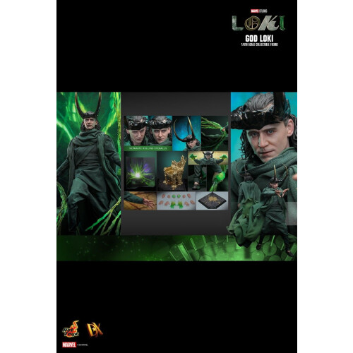 Hot Toys ειδώλιο Hot Toys DX40 - Marvel Comics - Loki - God Loki 1