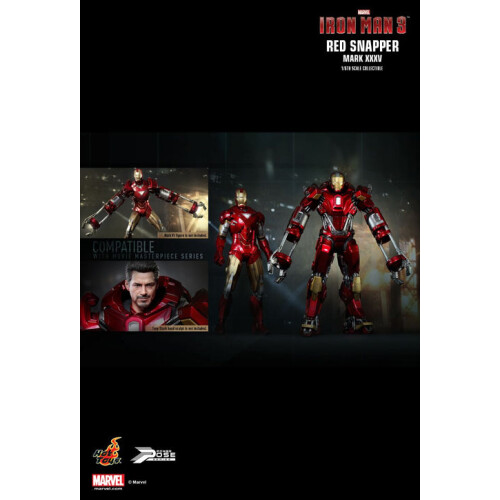 Hot Toys ειδώλιο Hot Toys PPS002 - Marvel Comics - Iron Man 3 - Power Pose Red Snapper 1