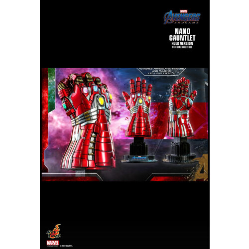 Hot Toys ειδώλιο Hot Toys ACS009 - Marvel Comics - Avengers : Endgame - Nano Gauntlet Hulk Version 1
