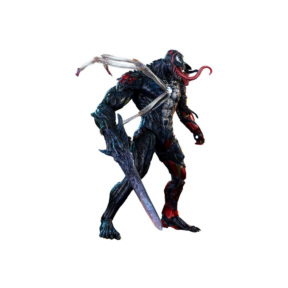 Hot Toys Figure Ac04 - Marvel Comics - Marvel's Spider-Man : Maximum Venom -Venomized Iron Man Deluxe Version