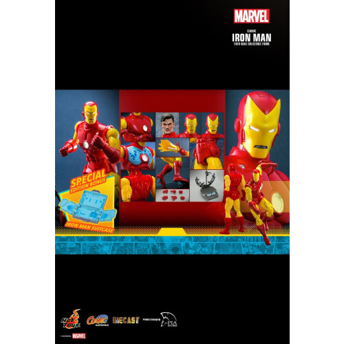 Hot Toys ειδώλιο Hot Toys CMS014D57B - Marvel Comics - Classic Iron Man Deluxe Version 1