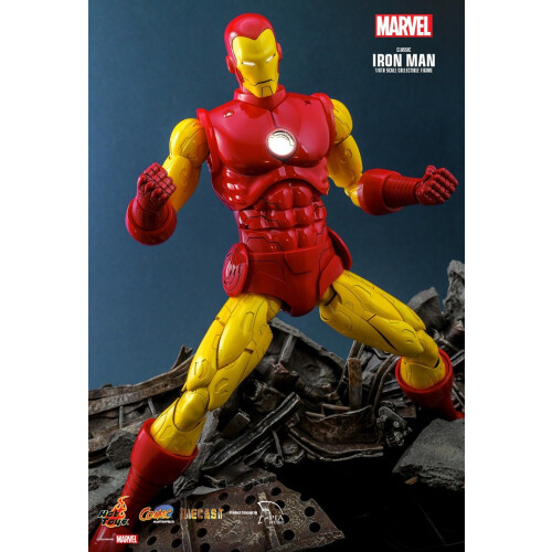 Hot Toys ειδώλιο Hot Toys CMS014D57B - Marvel Comics - Classic Iron Man Deluxe Version 2
