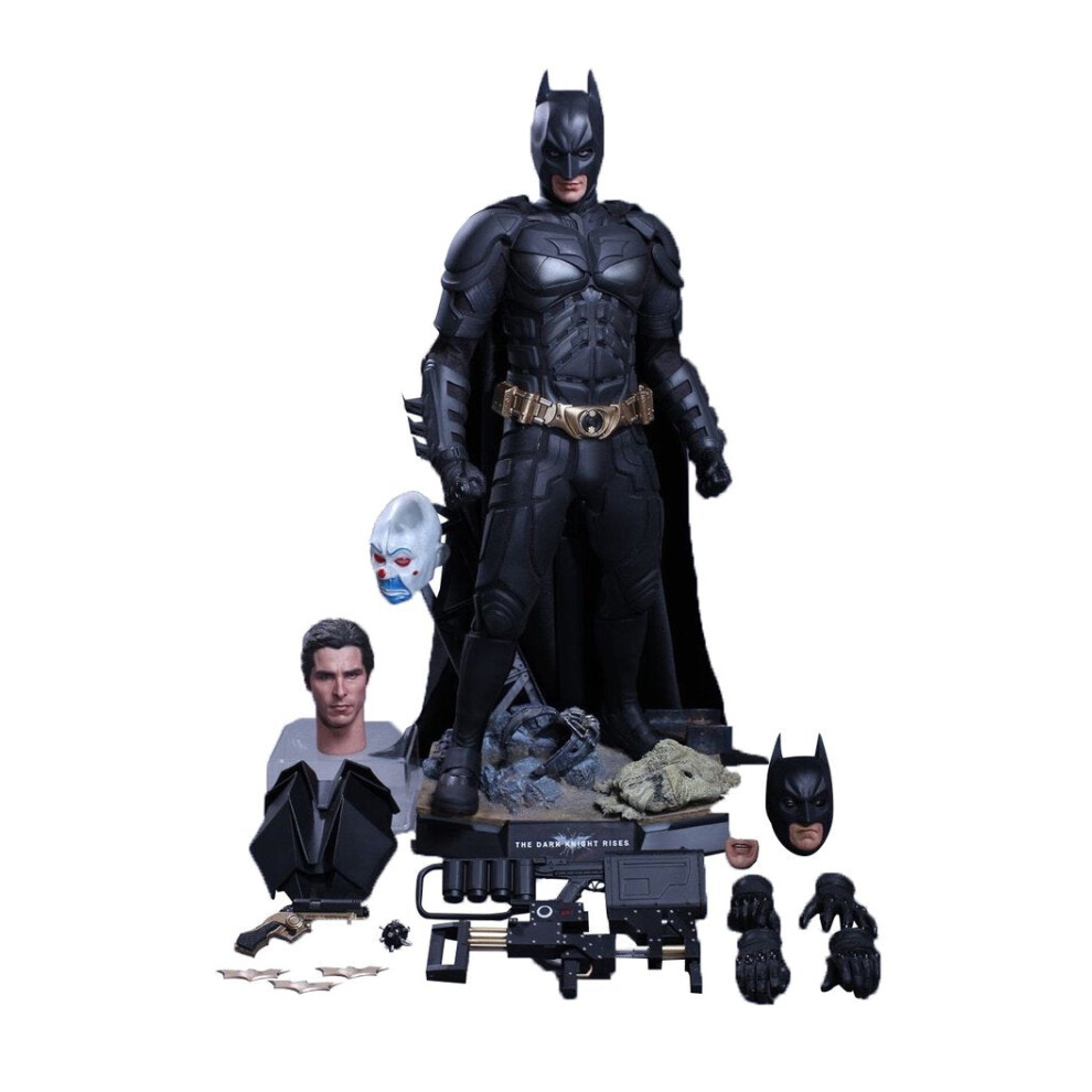 Hot Toys Figure Qs001 - Dc Comics - The Knight Rises - Batman Standard Version Dark