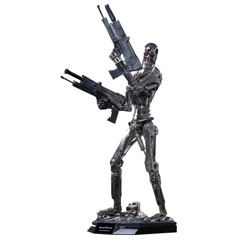 Hot Toys Figure Qs002 - The Terminator - Endoskeleton Deluxe Edition