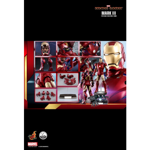 Hot Toys ειδώλιο Hot Toys QS011 - Marvel Comics - Iron Man - Iron Man Mark 3 1